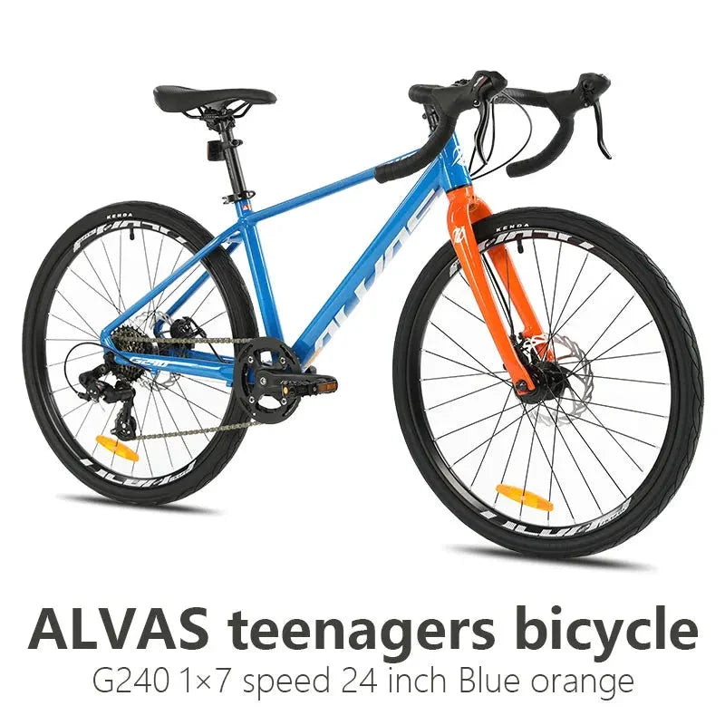 F, YUZE G240 7Speed Aluminum Disc Brake Bike Boy Girl Student Children Bicycle Teen Road bicicleta Ð²ÐµÐ»Ð¾ÑÐ¸Ð¿ÐµÐ´ Handlebar 380mm