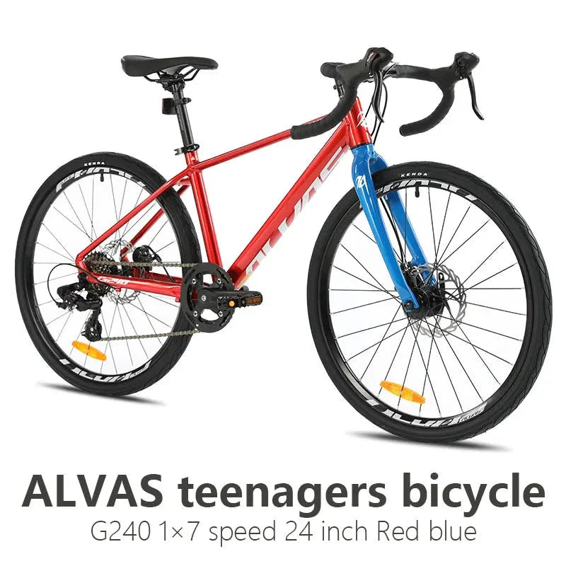 F, YUZE G240 7Speed Aluminum Disc Brake Bike Boy Girl Student Children Bicycle Teen Road bicicleta Ð²ÐµÐ»Ð¾ÑÐ¸Ð¿ÐµÐ´ Handlebar 380mm