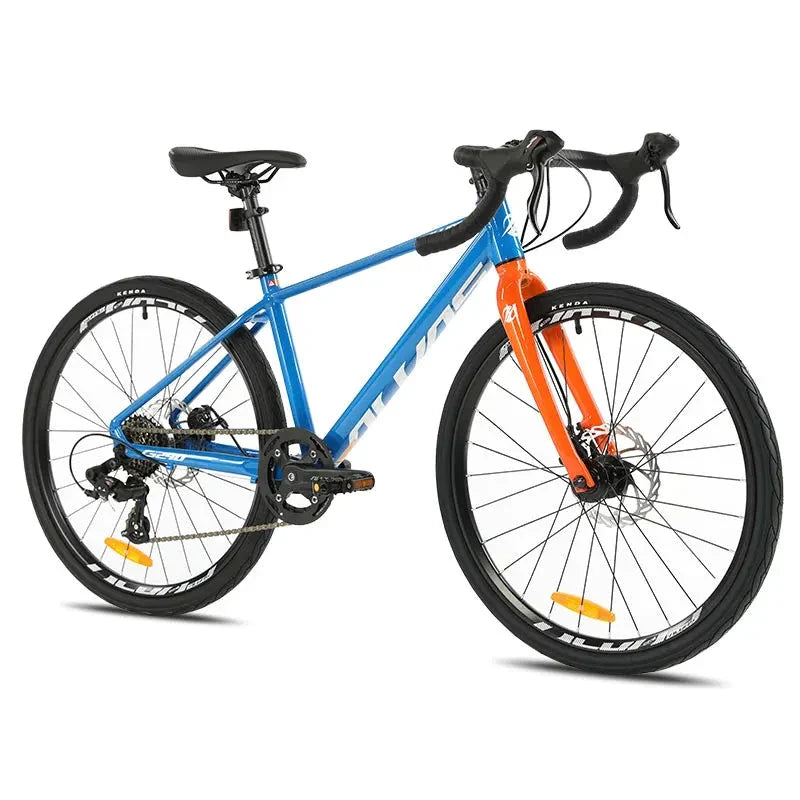 F, YUZE G240 7Speed Aluminum Disc Brake Bike Boy Girl Student Children Bicycle Teen Road bicicleta Ð²ÐµÐ»Ð¾ÑÐ¸Ð¿ÐµÐ´ Handlebar 380mm