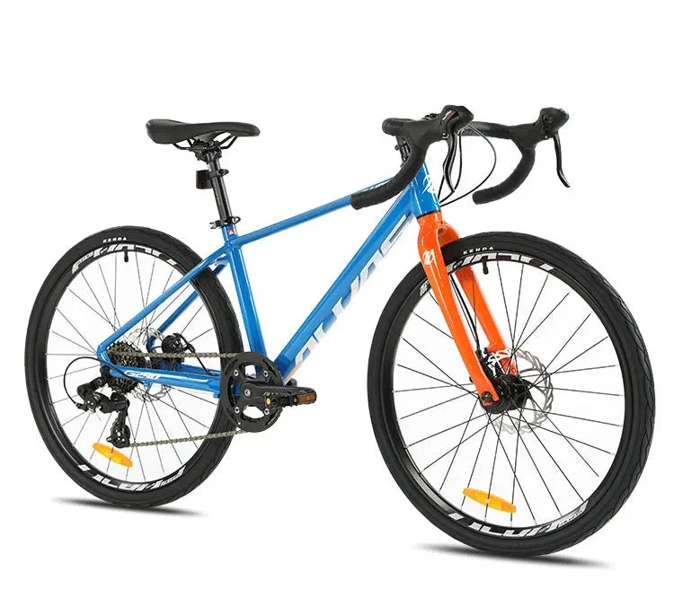 F, YUZE G240 7Speed Aluminum Disc Brake Bike Boy Girl Student Children Bicycle Teen Road bicicleta Ð²ÐµÐ»Ð¾ÑÐ¸Ð¿ÐµÐ´ Handlebar 380mm