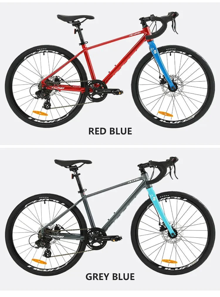 F, YUZE G240 7Speed Aluminum Disc Brake Bike Boy Girl Student Children Bicycle Teen Road bicicleta Ð²ÐµÐ»Ð¾ÑÐ¸Ð¿ÐµÐ´ Handlebar 380mm
