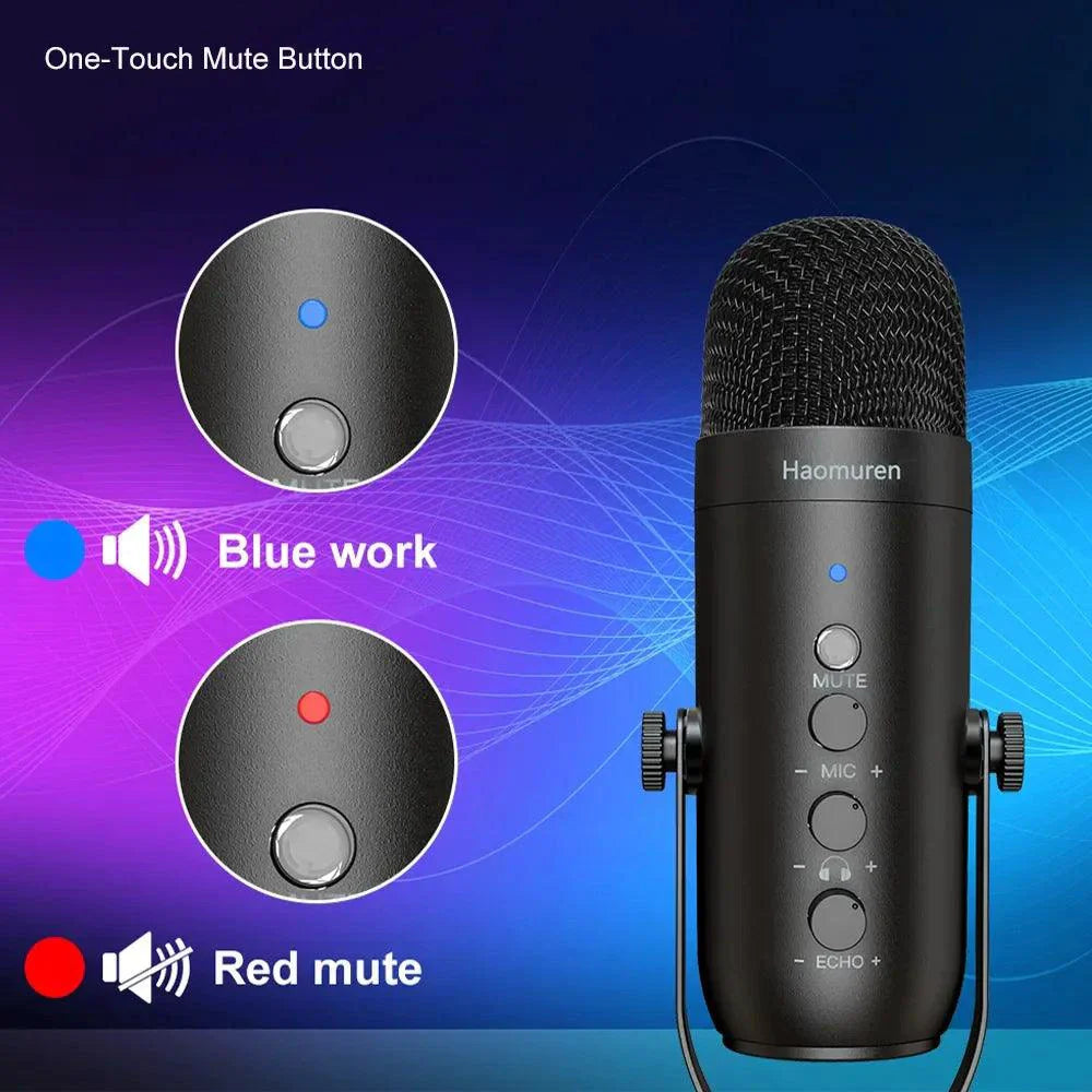 Haomuren USB Streaming Podcast Microphone Kit: Elevate Your Audio Game! ðŸŽ™ï¸