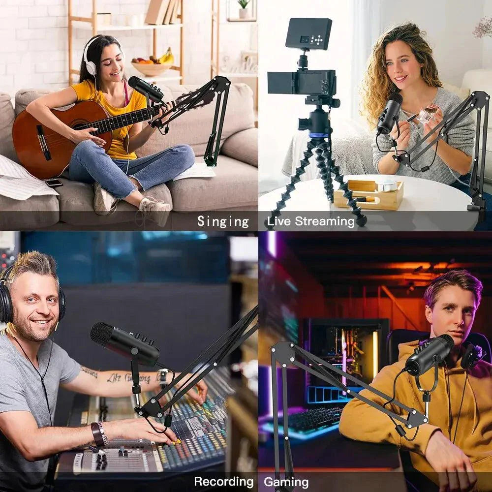 Haomuren USB Streaming Podcast Microphone Kit: Elevate Your Audio Game! ðŸŽ™ï¸